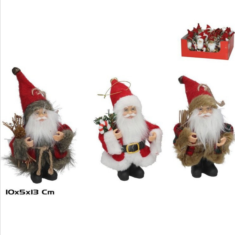 Mini figura Djeda Mraza za vješanje – božićni blagdanski ukras